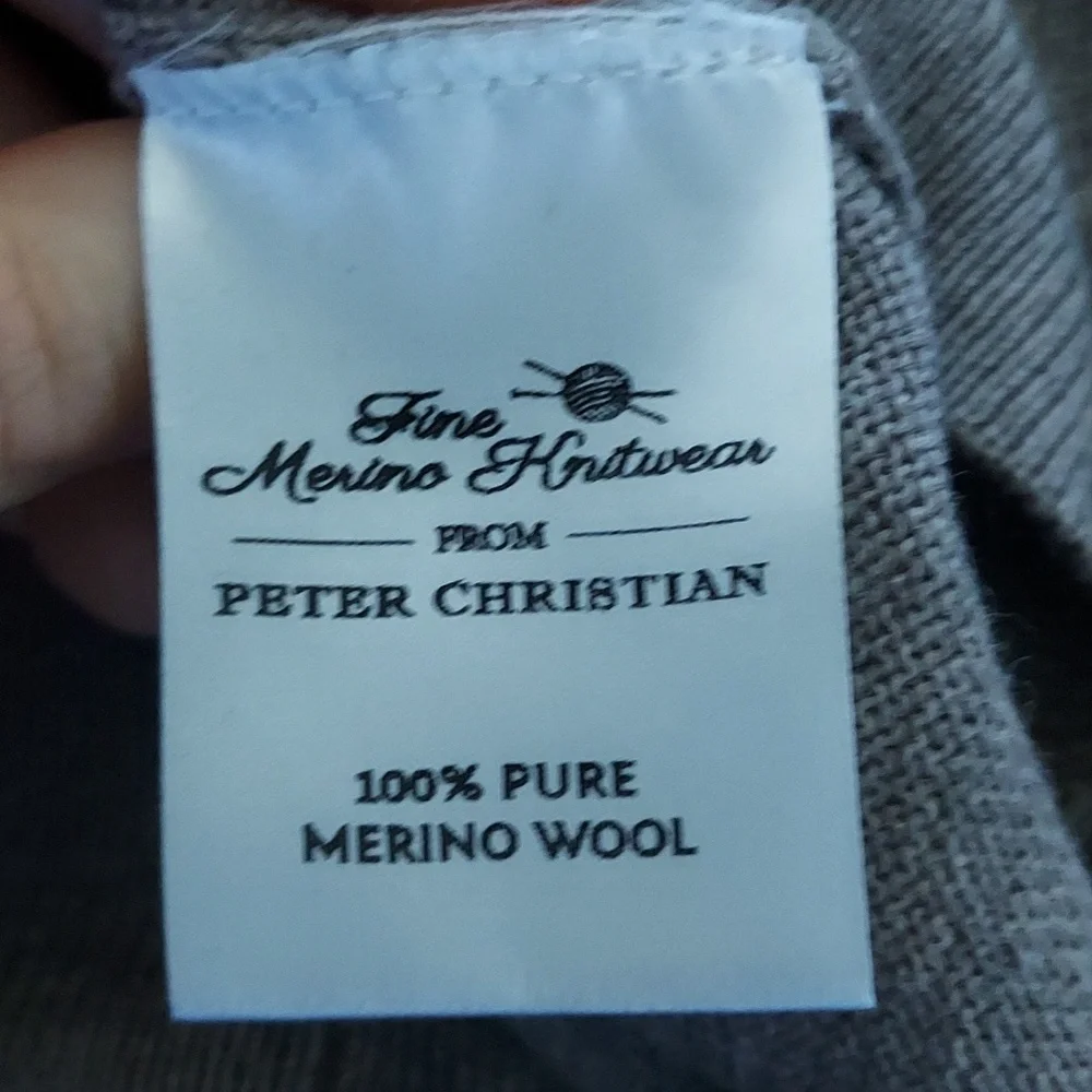 Peter Christian Gentleman's Outfitters 100% Fine Merino Wool Turtleneck Pullover